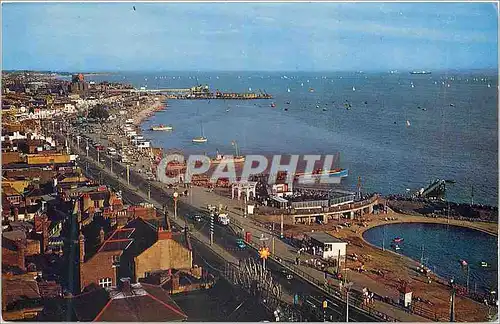 Cartes postales moderne East beach and promenade southend onsea pt8349