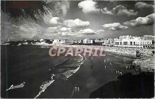 Moderne Karte P 779 biarritz la grande plage