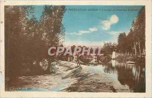 Cartes postales Pourcain sur sioule l arrage et pont sur la sioule