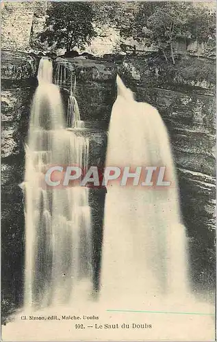 Cartes postales 102 le saut du doubs