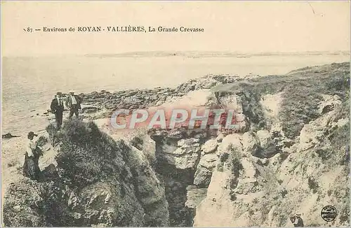 Ansichtskarte AK 87 environs de royan vallieres la grande crevasse