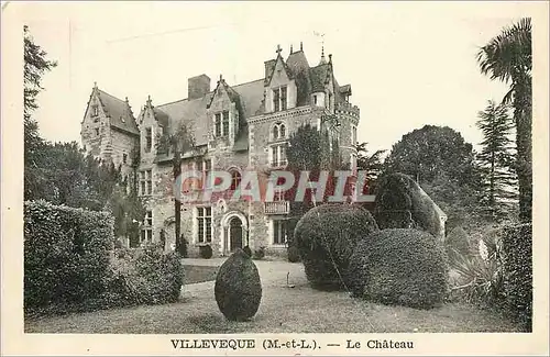 Ansichtskarte AK Villeveque (m et l) le chateau