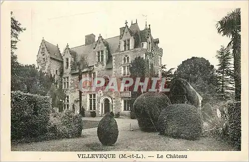 Cartes postales Villeveque (m et l) le chateau