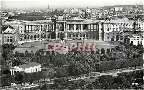 Moderne Karte Vienne heldenplaiz partie nouvelle du chateau imperial