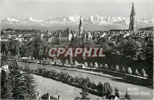 Cartes postales moderne Berne et les alpes