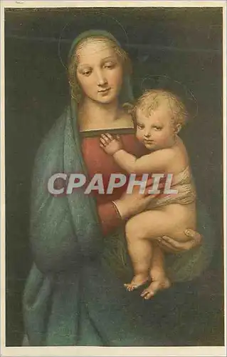 Cartes postales N 41 madonna del granduca raffaello sanzio (1483 1520) firenze galleria palatina