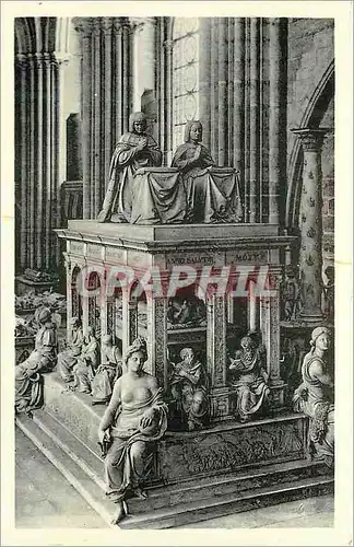 Cartes postales Abbaye de st denis tombeau de louis xii et l anne de bretagne