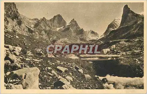 Ansichtskarte AK Pralognan chemin de la vanoise et aiguille de la gliere(alt 3 386 m)