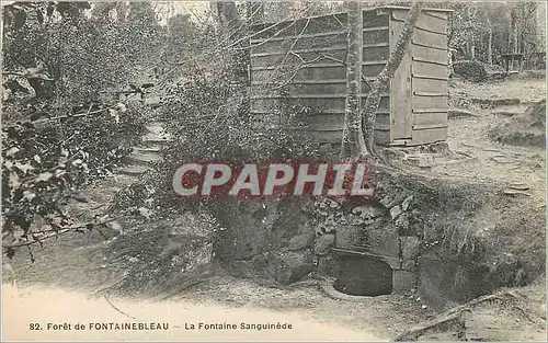 Cartes postales 82 foret de fontainebleau la fontaine sanguinede