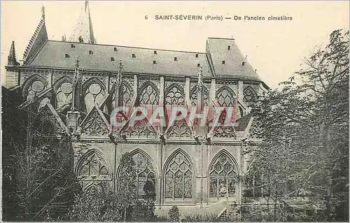 Cartes postales Saint severin(paris) de l ancien cimetiere