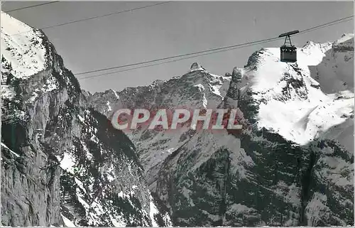 Moderne Karte 20032 luftseilbahn kandersteg stock(gemmi) hockenhorn