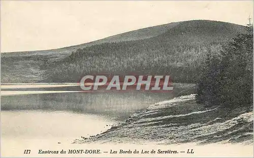 Ansichtskarte AK 117 environs du mont dore les bords du lac de servieres