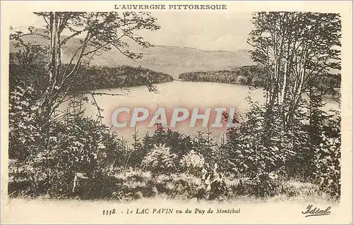 Ansichtskarte AK L auvergne pittoresque 3338 le lac pavin vu du puy de montchal