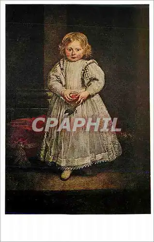 Cartes postales 690 clella cattaneo daughter of marchesa elena grimaldi by van dyck(1599 1641) widener collectio