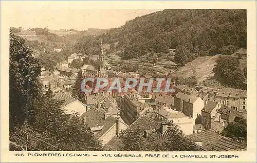 Cartes postales 1515 plombieres les bains vue generale prise de la chapelle st joseph