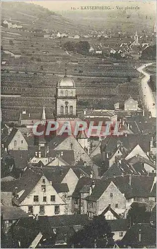 Cartes postales 14 Kaysersberg vue generale