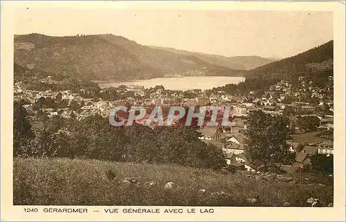 Ansichtskarte AK 1240 gerardmer vue generale avec le lac