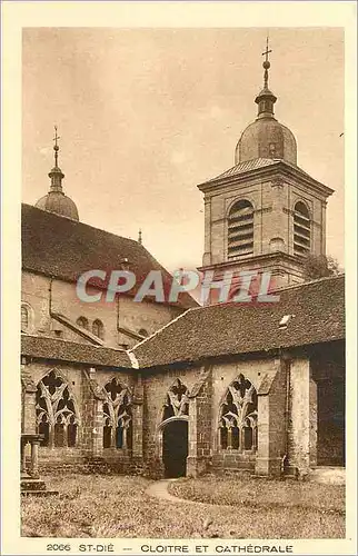 Cartes postales 2066 st die cloitre et cathedrale