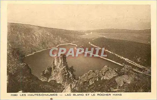 Cartes postales 2280 les hautes chaumes lac blanc et le rocher hans