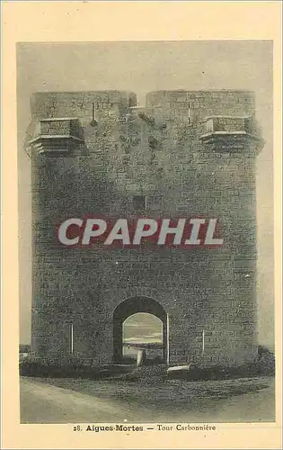 Cartes postales 28 aigues mortes tour carbinniere