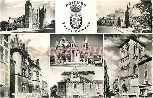 Cartes postales moderne Eglise notre dame la grande le temple saint jean Poitiers