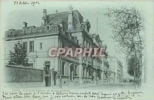 Cartes postales Lyon l ecole militaire du service de sante (carte 1900)