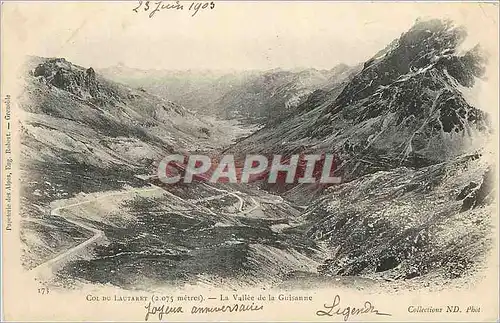 Cartes postales Col du lautaret(2075 metres) la vallee de la guisanne