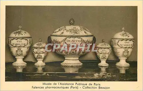 Cartes postales Musee de l assistance publique de paris faiences pharmaceutiques(paris) collection beaujon