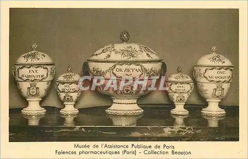 Cartes postales Musee de l assistance publique de paris faiences pharmaceutiques (paris) collection beaujon