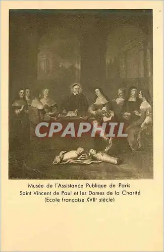 Cartes postales Musee de l assistance publique de paris saint vincent de paul et les dames de la charite(ecole f