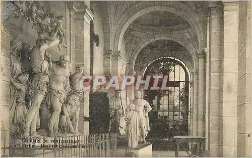 Ansichtskarte AK Calvaire de Pontchateau 1ere Station Jesus est Condamne a Mort