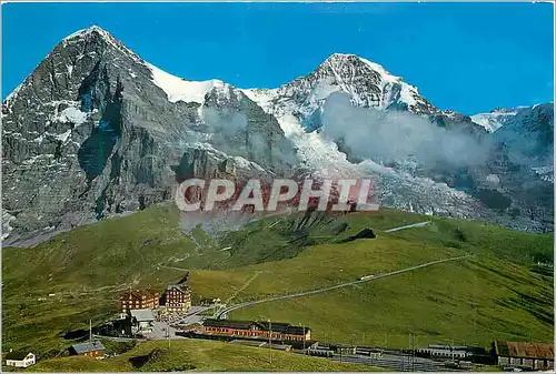 Cartes postales moderne Kleine Scheidegg 2061 m Eiger Nordwand und Monch
