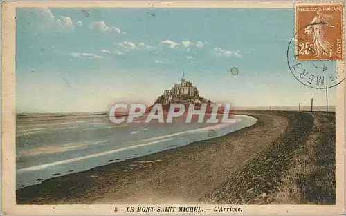 Cartes postales Le Mont Saint Michel L'Arrivee