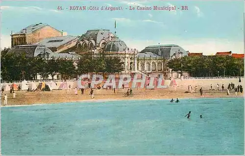 Cartes postales Royan (Cote d'Argent) Le Casino Municipal BB