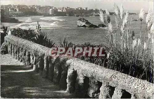 Moderne Karte Biarritz Vue de la Grande Plage Les Casinos