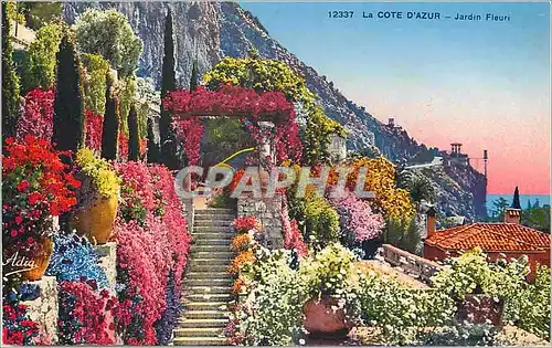 Ansichtskarte AK La Cote d'Azur Jardin Fleuri