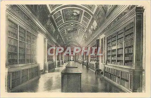 Cartes postales Chateau de Fontainebleau La Galerie de Diane ou Bibliotheque