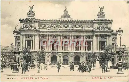 Cartes postales Paris l'Opera