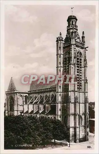 Cartes postales Compiegne L'Aglise Saint Jacques