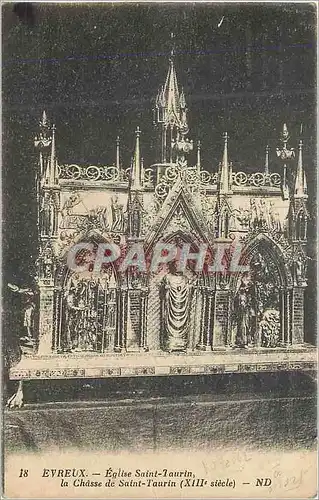 Cartes postales Evreux Eglise Saint Taurin La Chasse de Saint Taurin (XIIIe Siecle)