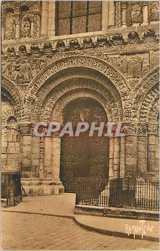 Cartes postales Poitiers Portail de Notre Dame La Grande XIIe Siecle Splendide Facade (Immense bas relief Repres