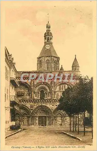 Cartes postales Gigray (Vienne) L'Eglise XIIe (Monument Hist Classe)