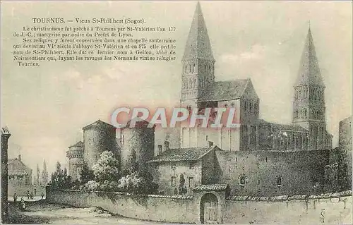 Cartes postales Tournus Vieux St Philibert(Sagot)