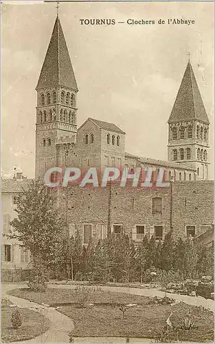 Ansichtskarte AK Tournus Clochers de l'Abbaye