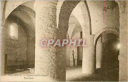 Ansichtskarte AK Tournus Eglise St Philibert Nartex