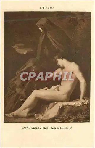Cartes postales Saint Bebastien (Musee du Luxembourg) JJ Henner