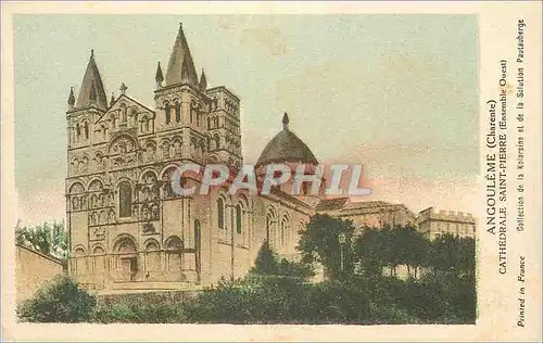 Cartes postales Angouleme (Charante) Cathedrale st Pierre (Ensemble Ouest)