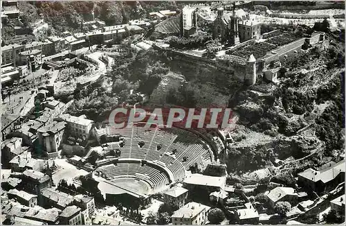 Moderne Karte Vienne sur le Rhone (Isere) Vue Aerienne sur le Theatre Romain et la Colline de Pipet