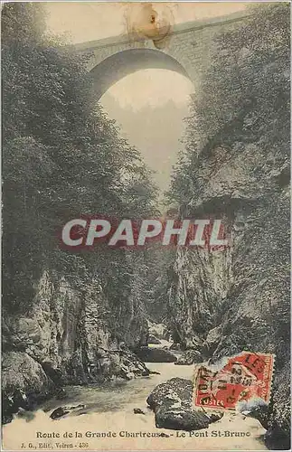 Cartes postales Route de la Grande Chartreuse Le Pont St Bruno