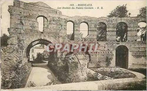 Cartes postales Bordeaux Les Ruines du Palais Gallien BR